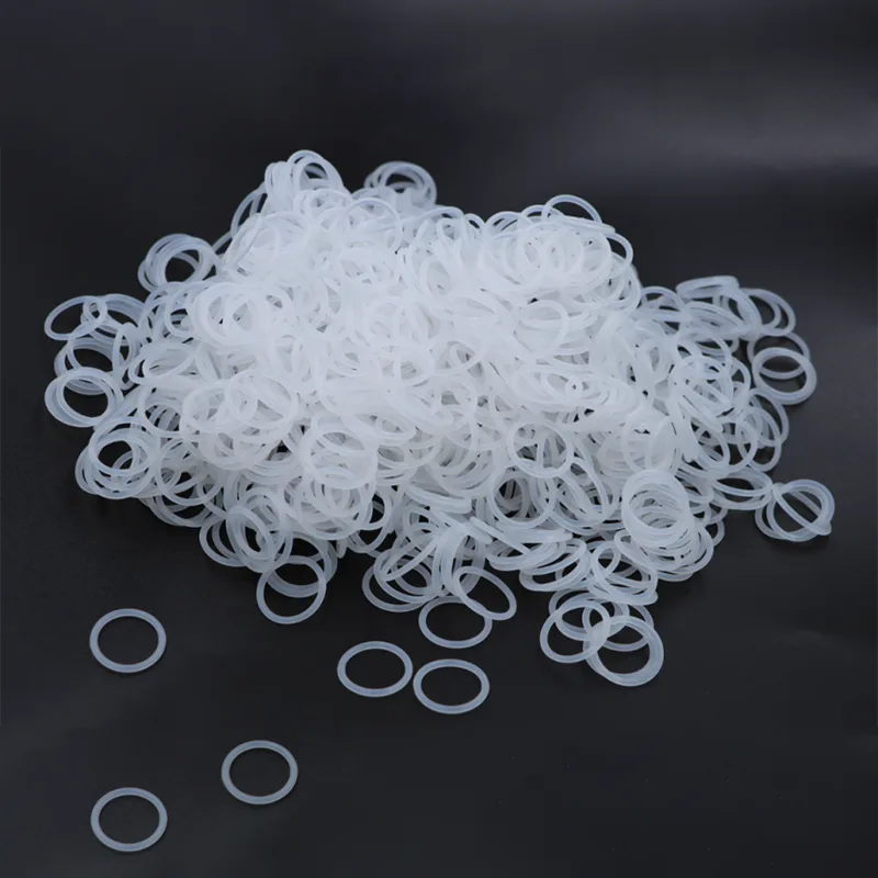 Silicone sealing rings